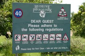 rules hluhluwe