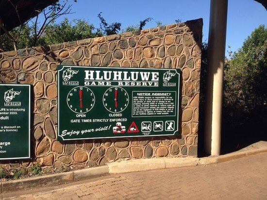 hluhluwe imfolozi gate times clock