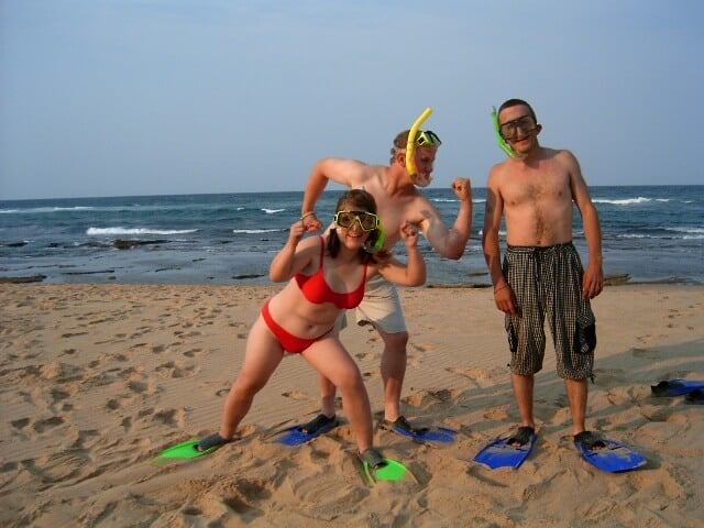 Snorkeling in Zululand kwazulu natal south africa