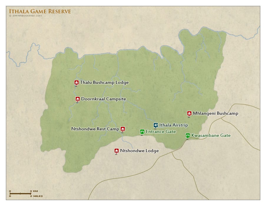 ithala reserve map