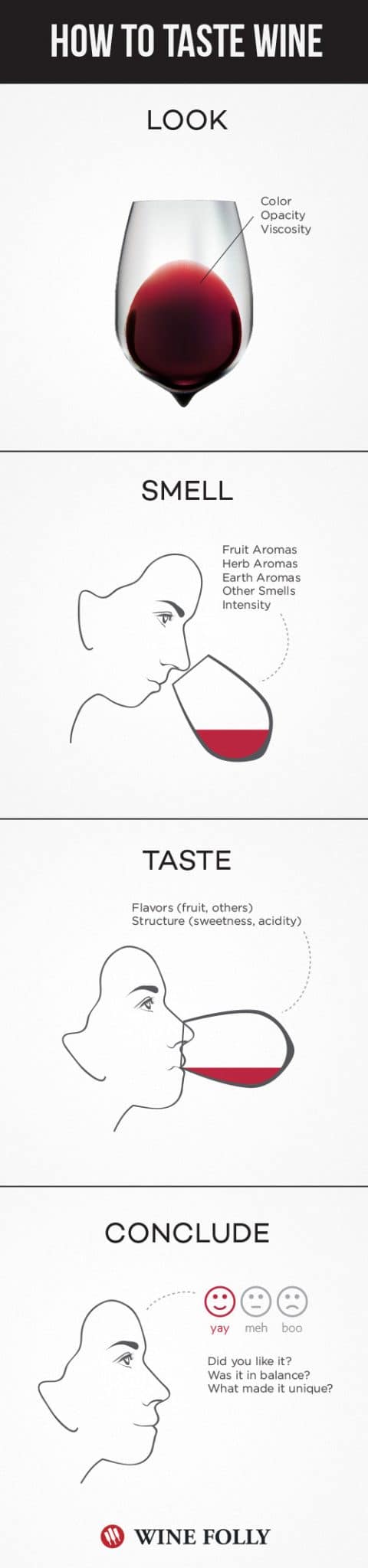 tasting wine