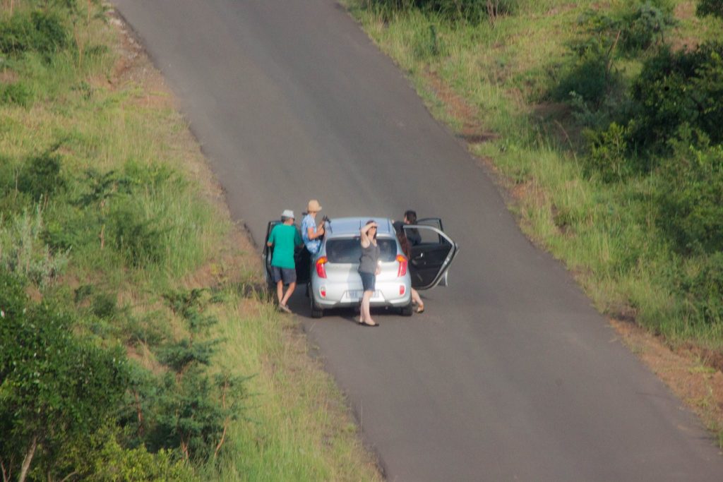 never leave your car on a self drive safari