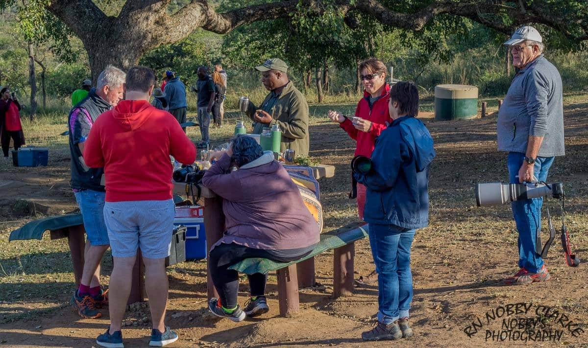 first clients on photographic course hluhluwe